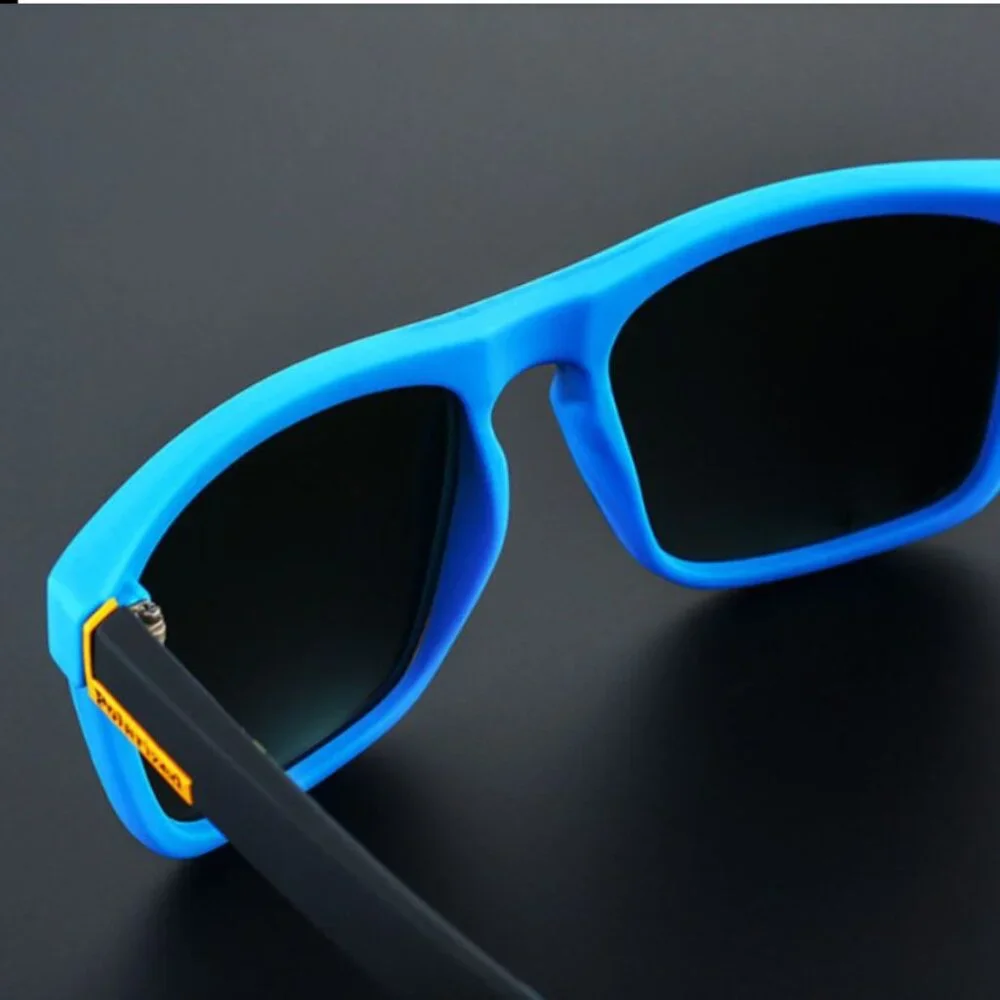 Polarized Men Sunglasses Blue Mirror Lens Wrap‎ Around Driving Running Fishing